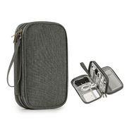Portable Travel Data Cable Storage Bag for Electronics