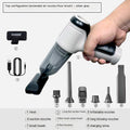 2-in-1 Cordless Mini Car Vacuum Cleaner (One Set)