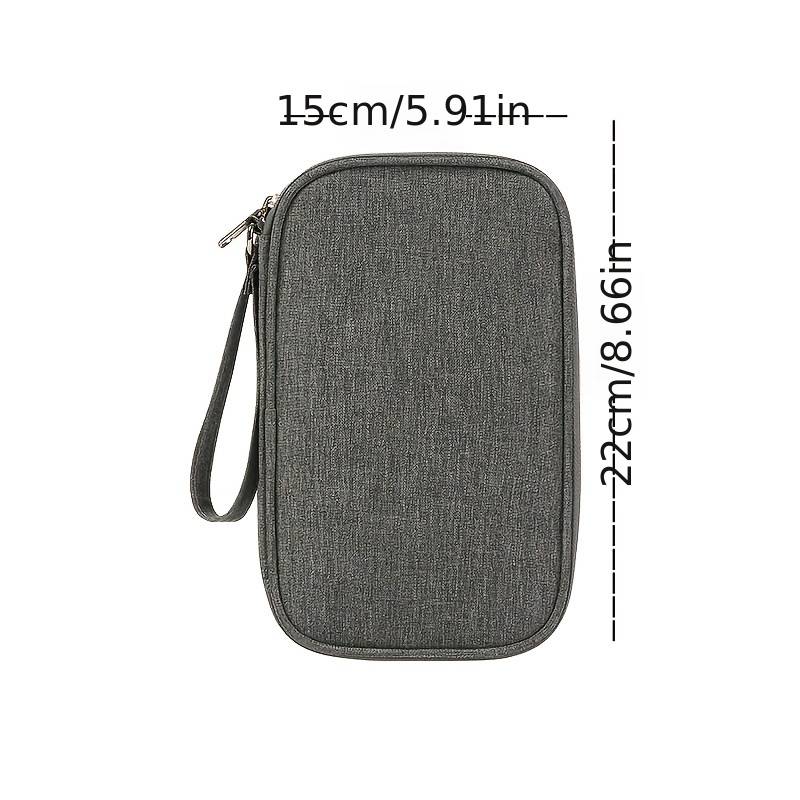 Portable Travel Data Cable Storage Bag for Electronics