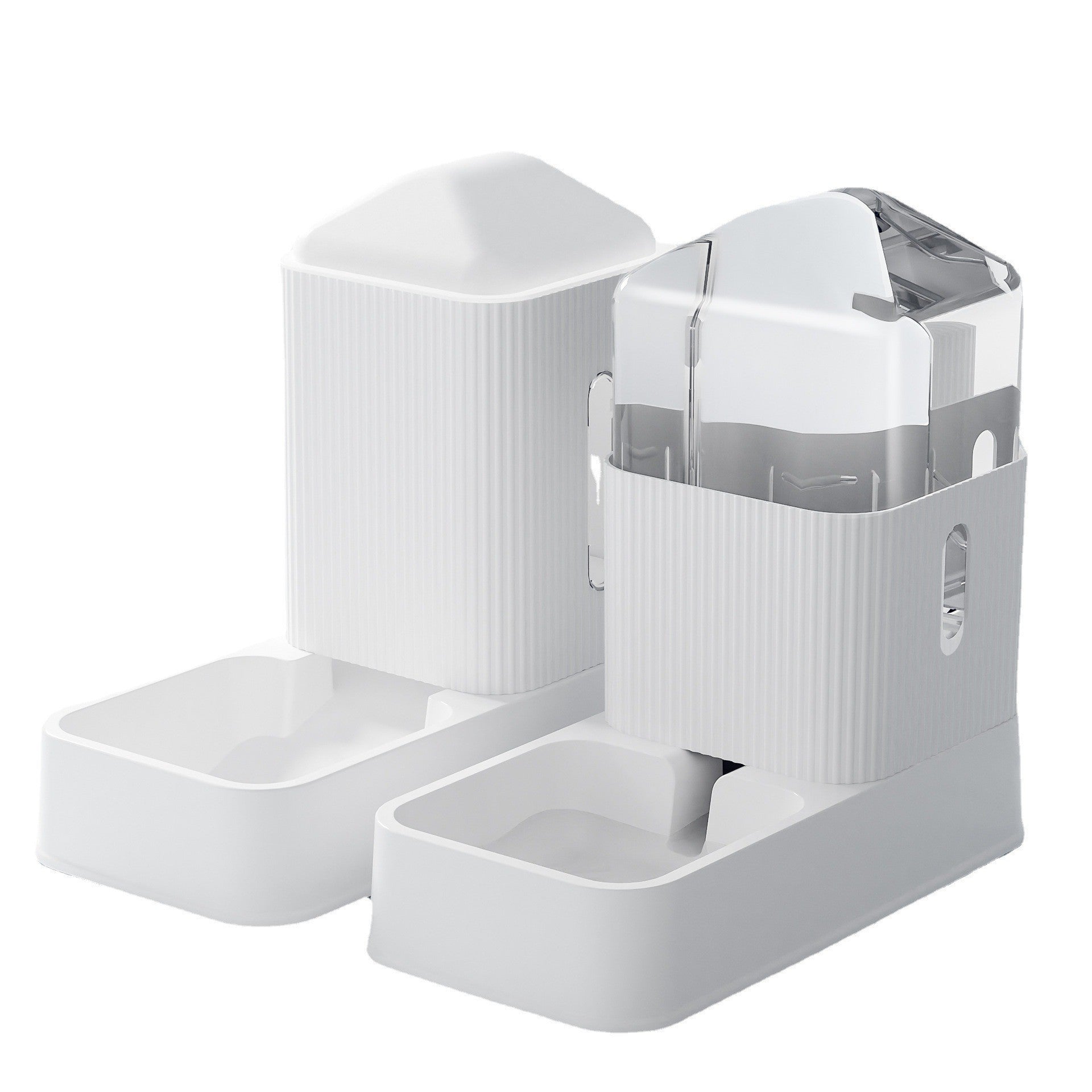 Automatic Feeder & Water Dispenser Kit for Pets (Set of 2)