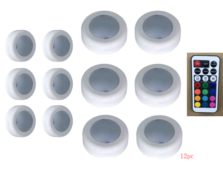 RGB LED Remote Control Night Light for Atmosphere