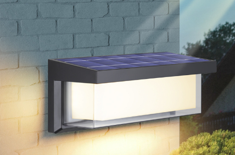 Waterproof Solar LED Wall Light for Outdoor Use (One Piece)