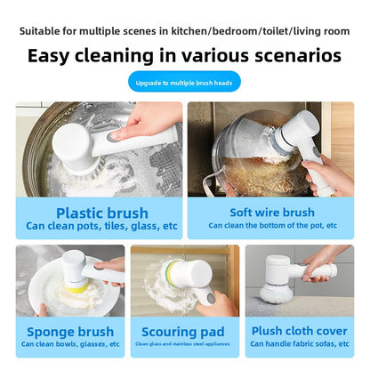 Electric Cleaning Brush Handheld Multi Surface Scrubber