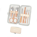 Manicure SetNail Clipper Set Personal Care Manicure Pedicure Set Portable Travel Grooming Kit for Women Men Family Friends Wife (Pink)